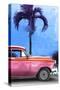 Cuba Fuerte Collection - Close-up of Beautiful Retro Red Car-Philippe Hugonnard-Stretched Canvas