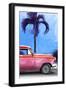 Cuba Fuerte Collection - Close-up of Beautiful Retro Red Car-Philippe Hugonnard-Framed Photographic Print