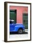 Cuba Fuerte Collection - Close-up of Blue Vintage Car-Philippe Hugonnard-Framed Photographic Print