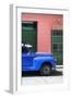 Cuba Fuerte Collection - Close-up of Blue Vintage Car-Philippe Hugonnard-Framed Photographic Print