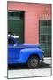 Cuba Fuerte Collection - Close-up of Blue Vintage Car-Philippe Hugonnard-Mounted Photographic Print