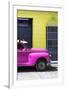 Cuba Fuerte Collection - Close-up of Deep Pink Vintage Car-Philippe Hugonnard-Framed Photographic Print