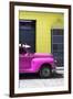 Cuba Fuerte Collection - Close-up of Deep Pink Vintage Car-Philippe Hugonnard-Framed Photographic Print