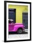 Cuba Fuerte Collection - Close-up of Deep Pink Vintage Car-Philippe Hugonnard-Framed Photographic Print