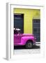 Cuba Fuerte Collection - Close-up of Deep Pink Vintage Car-Philippe Hugonnard-Framed Photographic Print