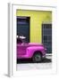 Cuba Fuerte Collection - Close-up of Deep Pink Vintage Car-Philippe Hugonnard-Framed Photographic Print