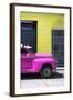 Cuba Fuerte Collection - Close-up of Deep Pink Vintage Car-Philippe Hugonnard-Framed Photographic Print