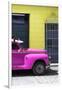 Cuba Fuerte Collection - Close-up of Deep Pink Vintage Car-Philippe Hugonnard-Framed Photographic Print