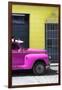 Cuba Fuerte Collection - Close-up of Deep Pink Vintage Car-Philippe Hugonnard-Framed Photographic Print