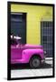 Cuba Fuerte Collection - Close-up of Deep Pink Vintage Car-Philippe Hugonnard-Framed Photographic Print