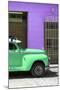 Cuba Fuerte Collection - Close-up of Green Vintage Car in Trinidad-Philippe Hugonnard-Mounted Photographic Print