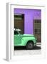 Cuba Fuerte Collection - Close-up of Green Vintage Car in Trinidad-Philippe Hugonnard-Framed Photographic Print