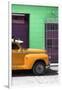 Cuba Fuerte Collection - Close-up of Orange Vintage Car-Philippe Hugonnard-Framed Photographic Print