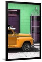 Cuba Fuerte Collection - Close-up of Orange Vintage Car-Philippe Hugonnard-Framed Photographic Print