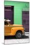 Cuba Fuerte Collection - Close-up of Orange Vintage Car-Philippe Hugonnard-Mounted Photographic Print