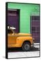 Cuba Fuerte Collection - Close-up of Orange Vintage Car-Philippe Hugonnard-Framed Stretched Canvas
