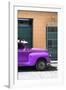 Cuba Fuerte Collection - Close-up of Purple Vintage Car-Philippe Hugonnard-Framed Photographic Print