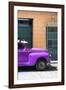 Cuba Fuerte Collection - Close-up of Purple Vintage Car-Philippe Hugonnard-Framed Photographic Print