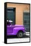 Cuba Fuerte Collection - Close-up of Purple Vintage Car-Philippe Hugonnard-Framed Stretched Canvas