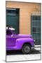 Cuba Fuerte Collection - Close-up of Purple Vintage Car-Philippe Hugonnard-Mounted Photographic Print