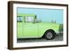 Cuba Fuerte Collection - Close-up of Retro Lime Green Car-Philippe Hugonnard-Framed Photographic Print