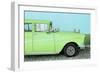 Cuba Fuerte Collection - Close-up of Retro Lime Green Car-Philippe Hugonnard-Framed Photographic Print