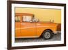 Cuba Fuerte Collection - Close-up of Retro Orange Car-Philippe Hugonnard-Framed Photographic Print