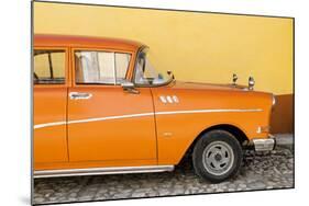 Cuba Fuerte Collection - Close-up of Retro Orange Car-Philippe Hugonnard-Mounted Photographic Print