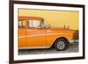 Cuba Fuerte Collection - Close-up of Retro Orange Car-Philippe Hugonnard-Framed Photographic Print