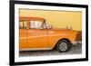 Cuba Fuerte Collection - Close-up of Retro Orange Car-Philippe Hugonnard-Framed Photographic Print