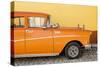 Cuba Fuerte Collection - Close-up of Retro Orange Car-Philippe Hugonnard-Stretched Canvas