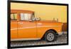 Cuba Fuerte Collection - Close-up of Retro Orange Car-Philippe Hugonnard-Framed Photographic Print