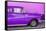 Cuba Fuerte Collection - Close-up of Retro Purple Car-Philippe Hugonnard-Framed Stretched Canvas