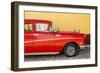 Cuba Fuerte Collection - Close-up of Retro Red Car-Philippe Hugonnard-Framed Photographic Print