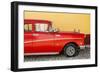 Cuba Fuerte Collection - Close-up of Retro Red Car-Philippe Hugonnard-Framed Photographic Print