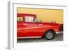 Cuba Fuerte Collection - Close-up of Retro Red Car-Philippe Hugonnard-Framed Photographic Print