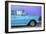 Cuba Fuerte Collection - Close-up of Retro Turquoise Car-Philippe Hugonnard-Framed Photographic Print