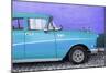 Cuba Fuerte Collection - Close-up of Retro Turquoise Car-Philippe Hugonnard-Mounted Photographic Print