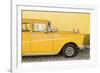 Cuba Fuerte Collection - Close-up of Retro Yellow Car-Philippe Hugonnard-Framed Photographic Print