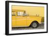 Cuba Fuerte Collection - Close-up of Retro Yellow Car-Philippe Hugonnard-Framed Photographic Print