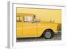 Cuba Fuerte Collection - Close-up of Retro Yellow Car-Philippe Hugonnard-Framed Photographic Print