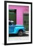 Cuba Fuerte Collection - Close-up of Skyblue Vintage Car-Philippe Hugonnard-Framed Photographic Print