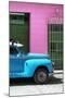 Cuba Fuerte Collection - Close-up of Skyblue Vintage Car-Philippe Hugonnard-Mounted Photographic Print