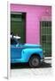 Cuba Fuerte Collection - Close-up of Skyblue Vintage Car-Philippe Hugonnard-Framed Photographic Print