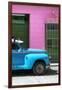 Cuba Fuerte Collection - Close-up of Skyblue Vintage Car-Philippe Hugonnard-Framed Photographic Print