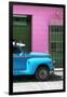 Cuba Fuerte Collection - Close-up of Skyblue Vintage Car-Philippe Hugonnard-Framed Photographic Print