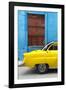 Cuba Fuerte Collection - Close-up of Yellow Taxi of Havana-Philippe Hugonnard-Framed Photographic Print