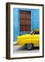 Cuba Fuerte Collection - Close-up of Yellow Taxi of Havana-Philippe Hugonnard-Framed Photographic Print