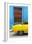 Cuba Fuerte Collection - Close-up of Yellow Taxi of Havana-Philippe Hugonnard-Framed Photographic Print