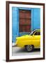 Cuba Fuerte Collection - Close-up of Yellow Taxi of Havana-Philippe Hugonnard-Framed Photographic Print